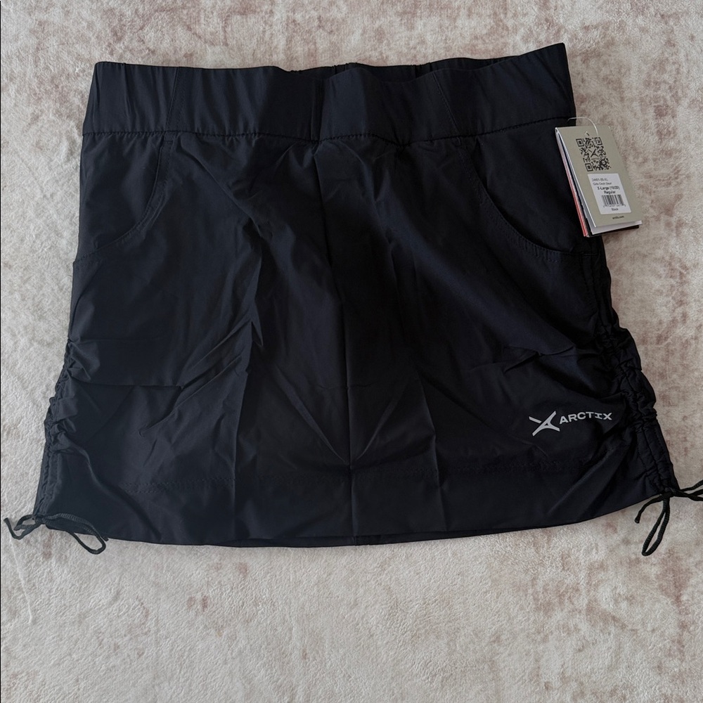 🆕 Arctix Black Cinch Skort With Pockets size XL 18/20